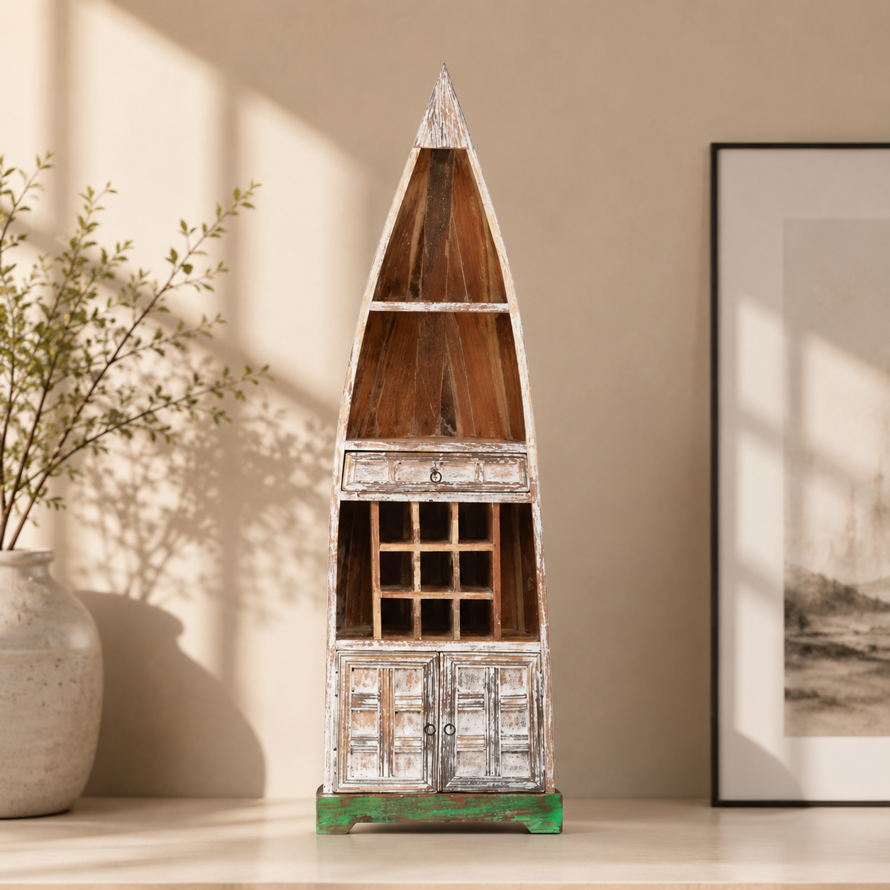 Akira Wooden Bar Cabinet