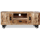 Switch Carmine Hand Carved Wooden TV Cabinet 2 image