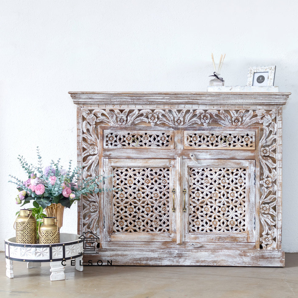 Vaibhav Carved Wooden Cabinet