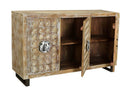 Switch Hadden Hand Carved Wooden SideBoard 3 image
