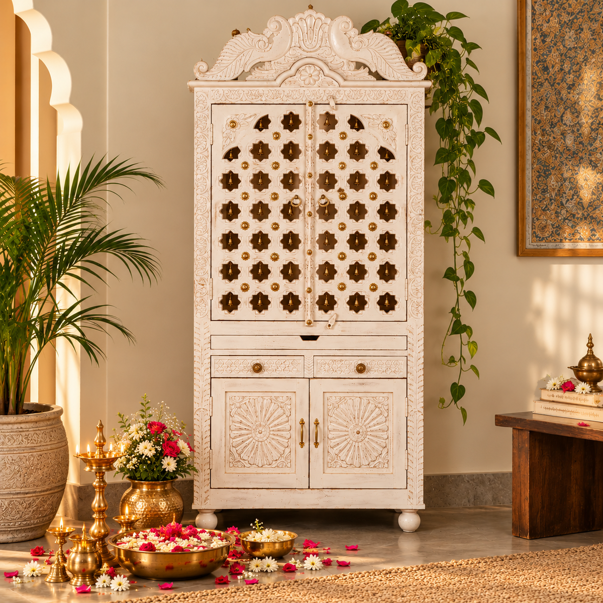 Varuna Hand carved Indian Mandir