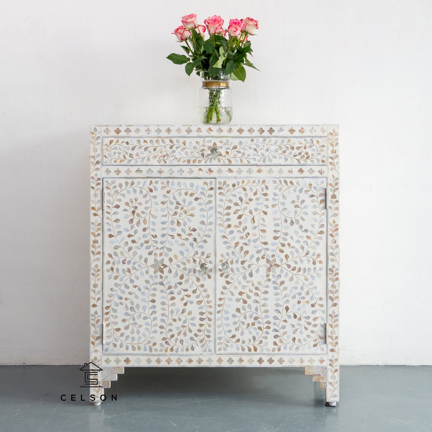 Biba Mother of Pearl Inlay Cabinet