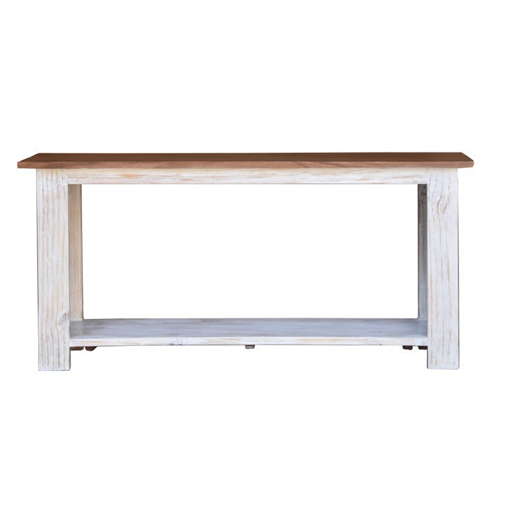 Lisa Hand Carved Wooden Console Table