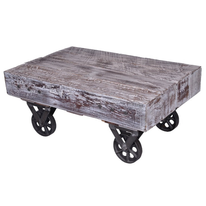 Hansel Wooden Carved Coffee Table