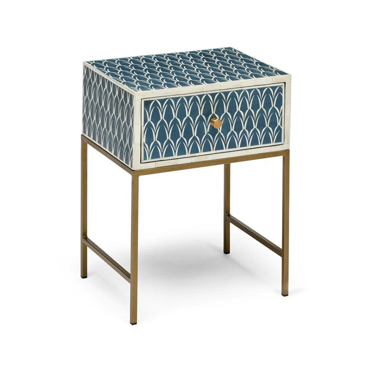 Kaya Bone Inlay Bedside