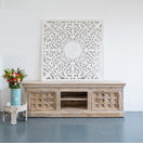 Switch Pawan Hand Carved Wooden TV Cabinet 2 image