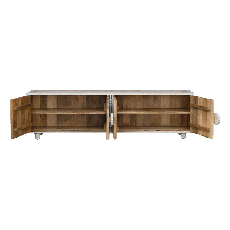 Chrisy Hand Carved TV Cabinet