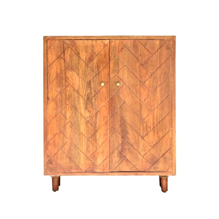 Keith Carved Wooden Cabinet