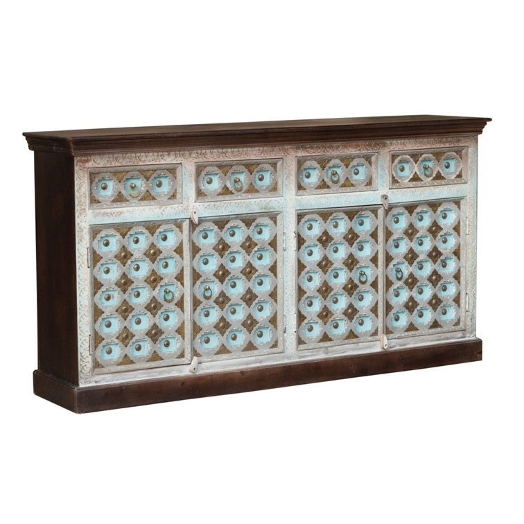 Wiki Hand Carved Wooden Sideboard