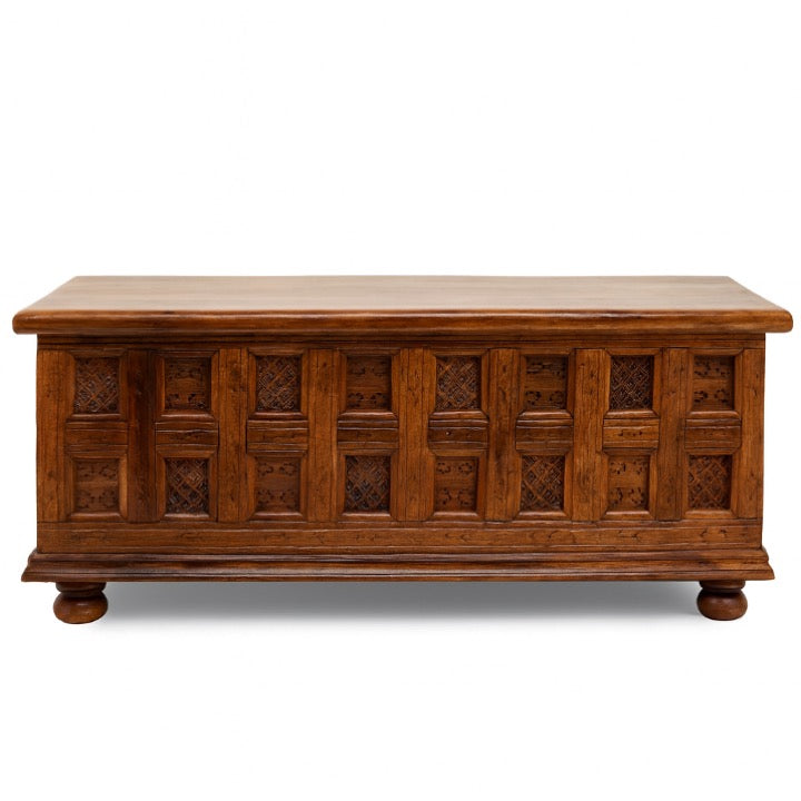 Flokee Hand Carved Coffee Table