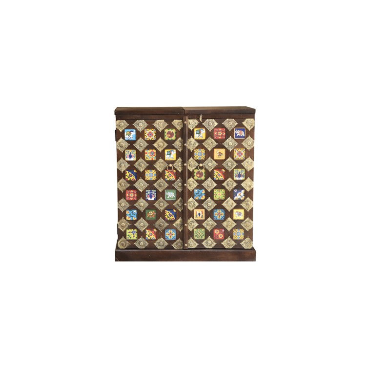 Terry Tile Bar Cabinet