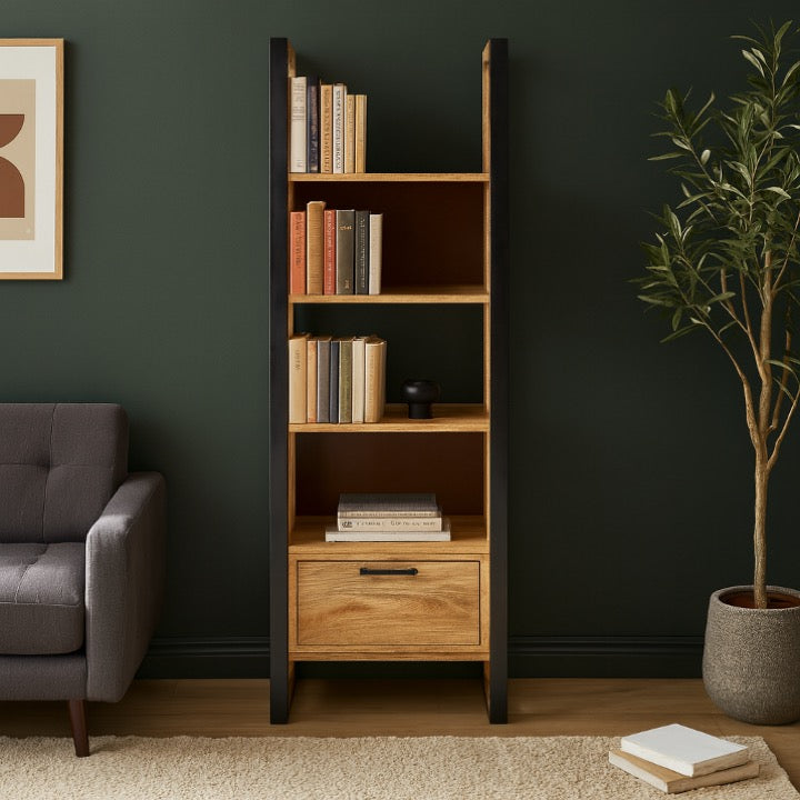 Grace Carved Bookshelf