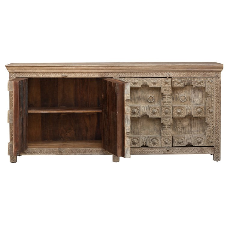 Dinesh Hand Carved Wooden Sideboard
