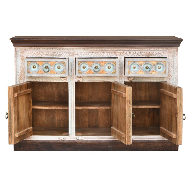 Wiki Hand Carved Wooden Buffet