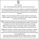 Switch Radha Hand Carved Wooden Console Table 3 image