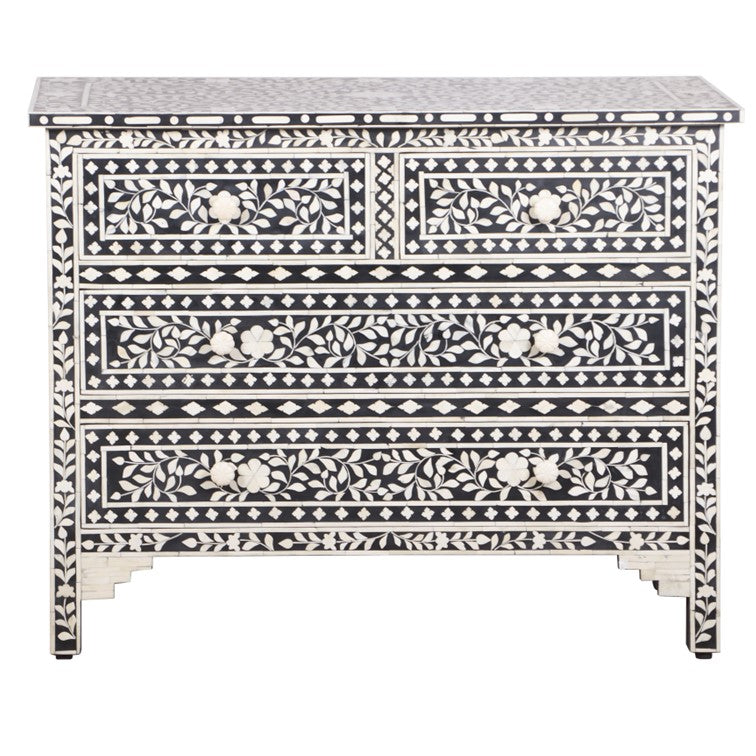 Eva Bone Inlay Chest of drawer