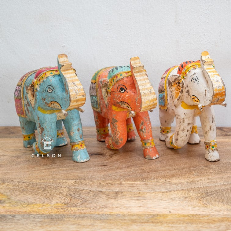 Handcrafted Wooden Elephant