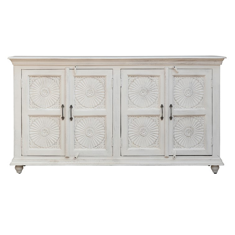 Rima Hand Carved Wooden Sideboard
