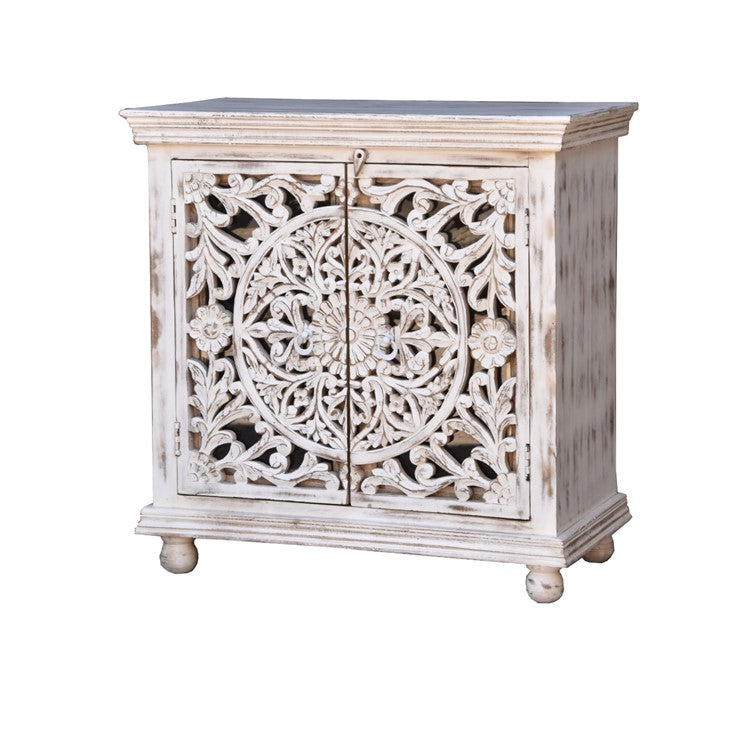 Nicole Carved Wooden Cabinet