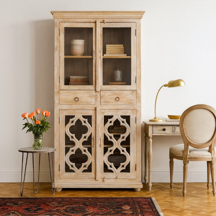 Romil Carved Bookcase