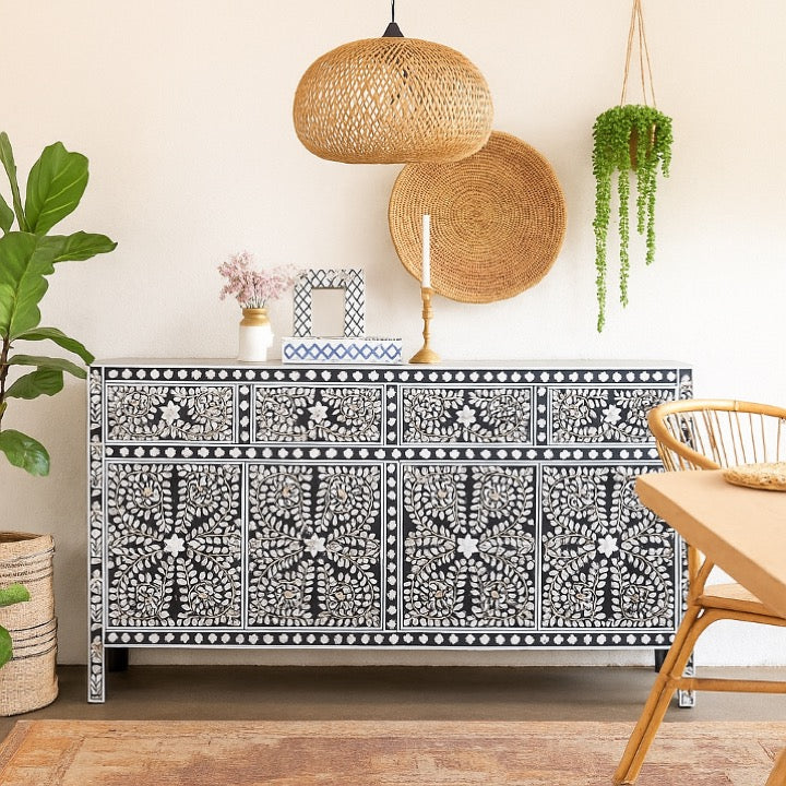 Eleyana Mother of pearl Inlay Sideboard