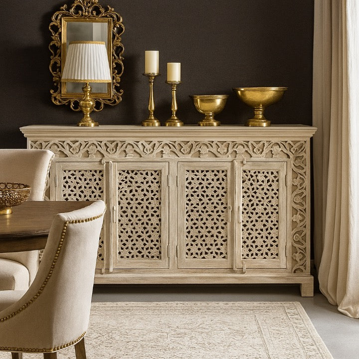 Simba Hand Carved Buffet