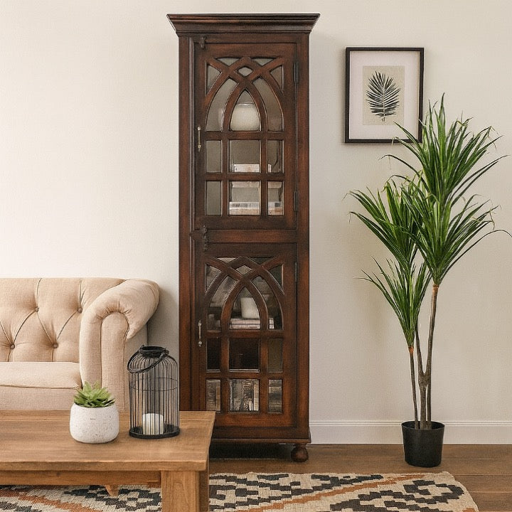 Jeff Carved Bookcase