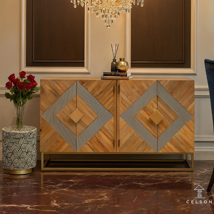 Wivan Hand Carved  Sideboard