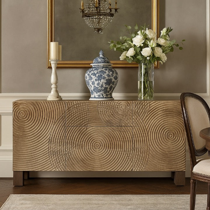 Lynn Hand Carved Sideboard