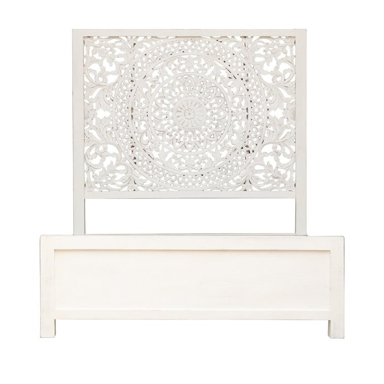 Jose Hand Carved Bed frame