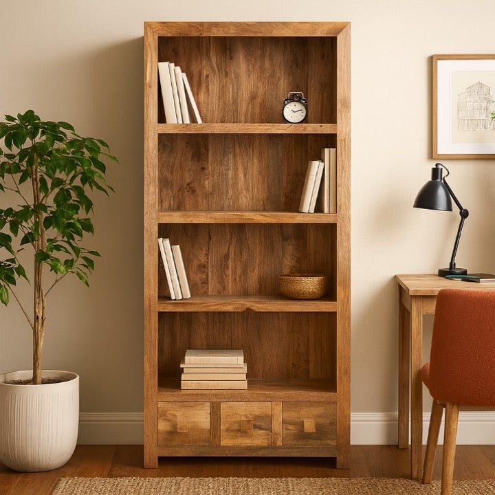 Mark Carved BookShelf