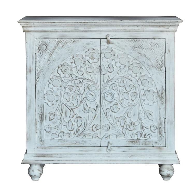 Tara Carved Wooden Cabinet