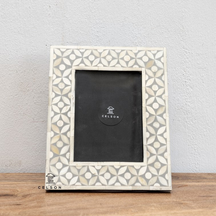 Kaz Bone Inlay Photo Frame