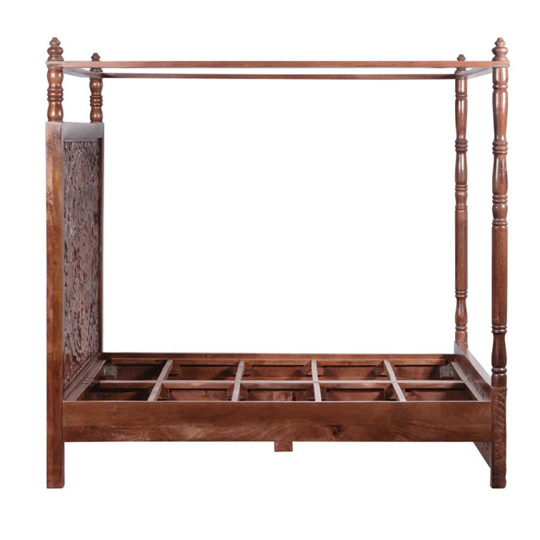 Natalie _Handcrafted Wooden Bed frame_King Size Bed_Handcarved Bed