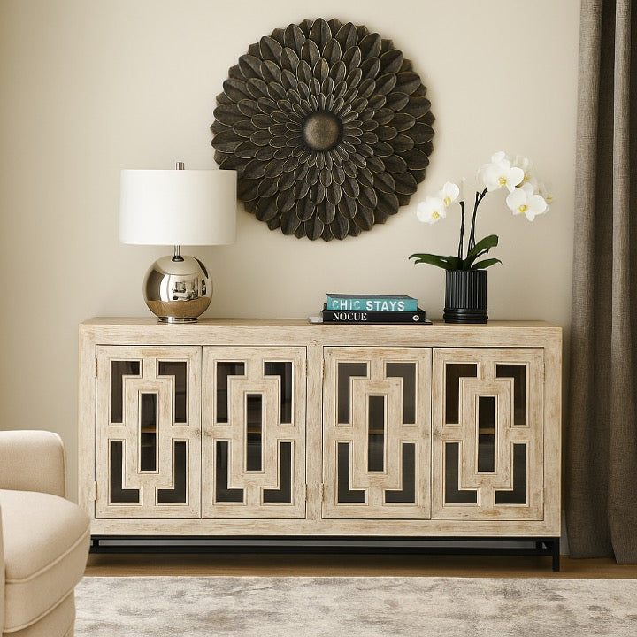 Cape Hand Carved Side Board