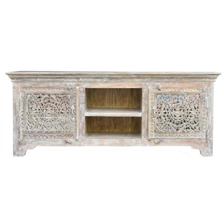 Scott Wooden Hand Carved TV Cabinet