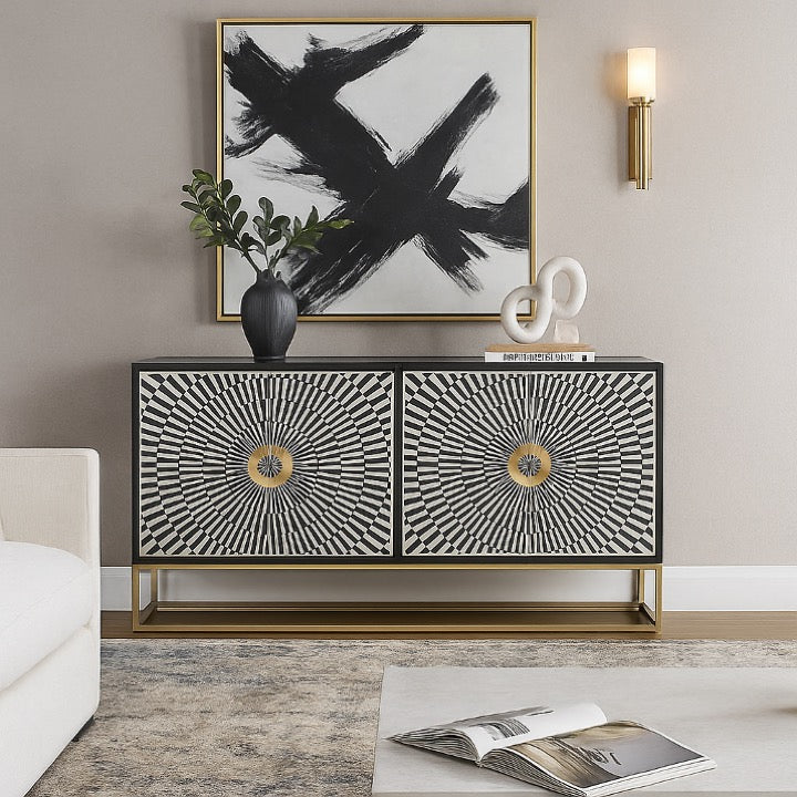 Ashley Bone Inlay Sideboard