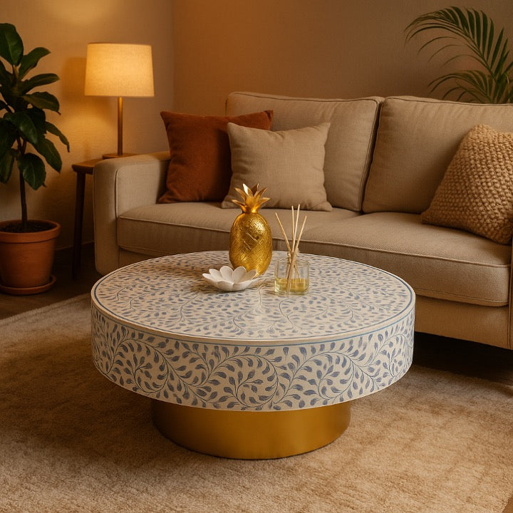 Dev Bone Inlay Coffee Table