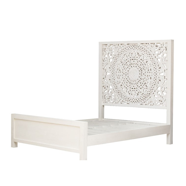 Jose Hand Carved Bed frame