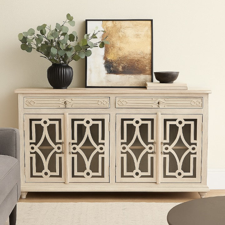 Linda Hand Carved Sideboard