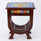 Switch Alvin Hand Carved Tile Stool 2 image