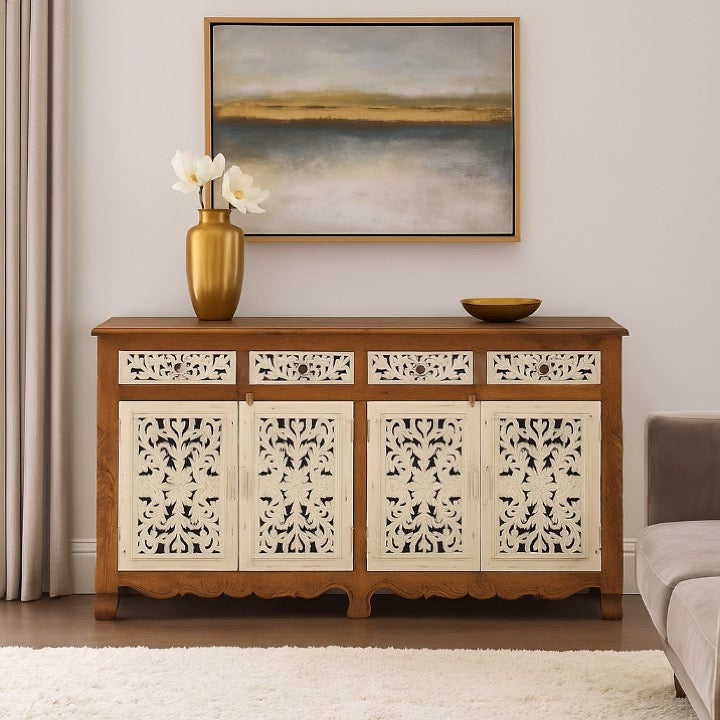 Hubi Hand Carved  Buffet