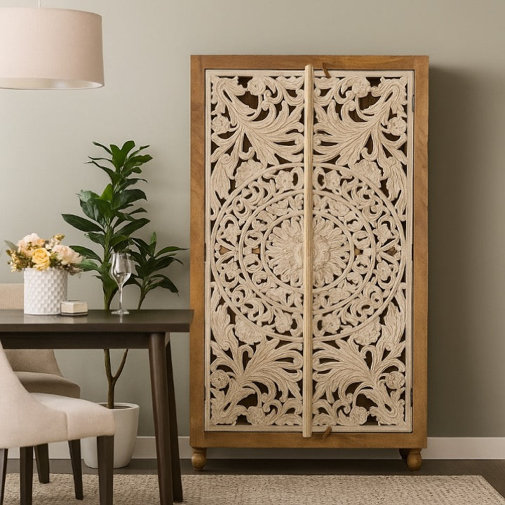 Rory Hand Carved Almirah