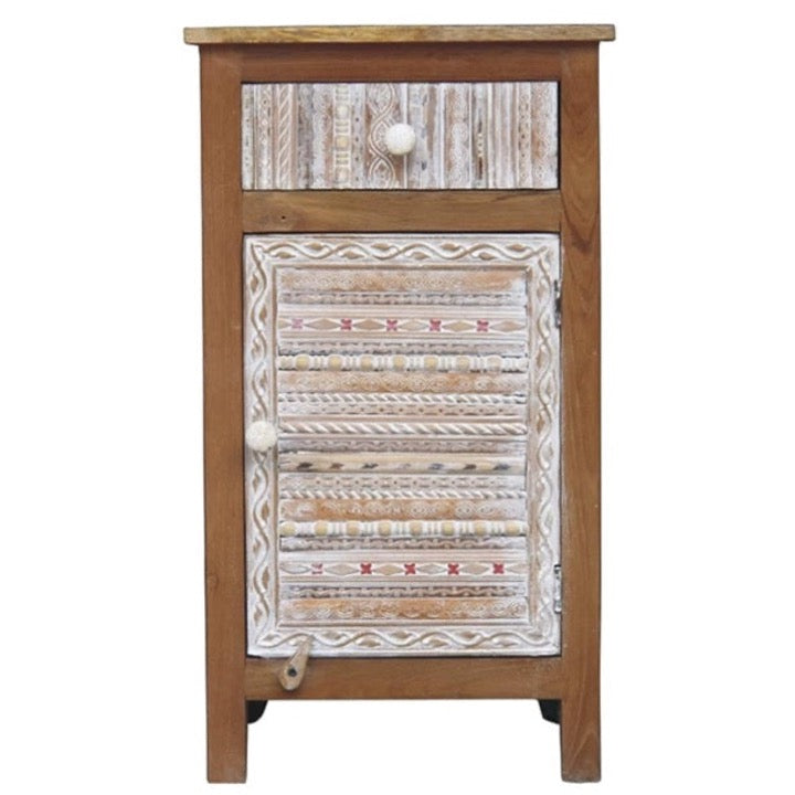 Shabby Wooden Bedside