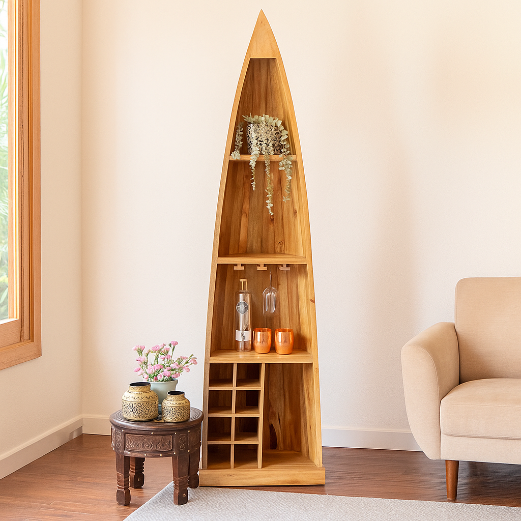 Palmi Boat Bar Cabinet