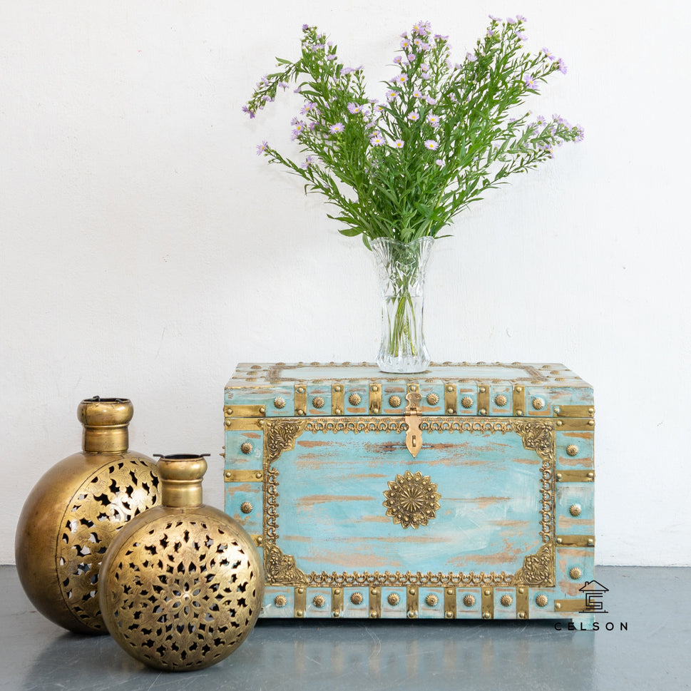 Jared Brass Fitted Trunk