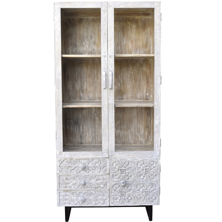 Gary Carved Bookcase