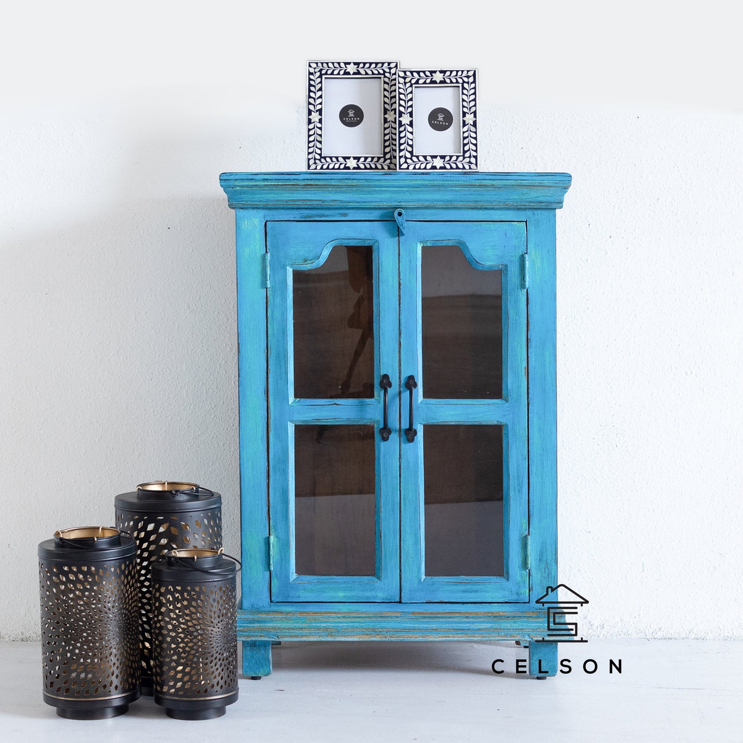 Gracie Carved Wooden Cabinet
