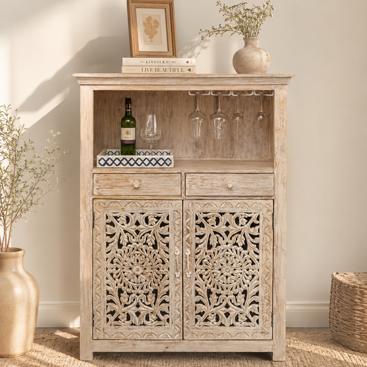 Sion Wooden Bar Counter