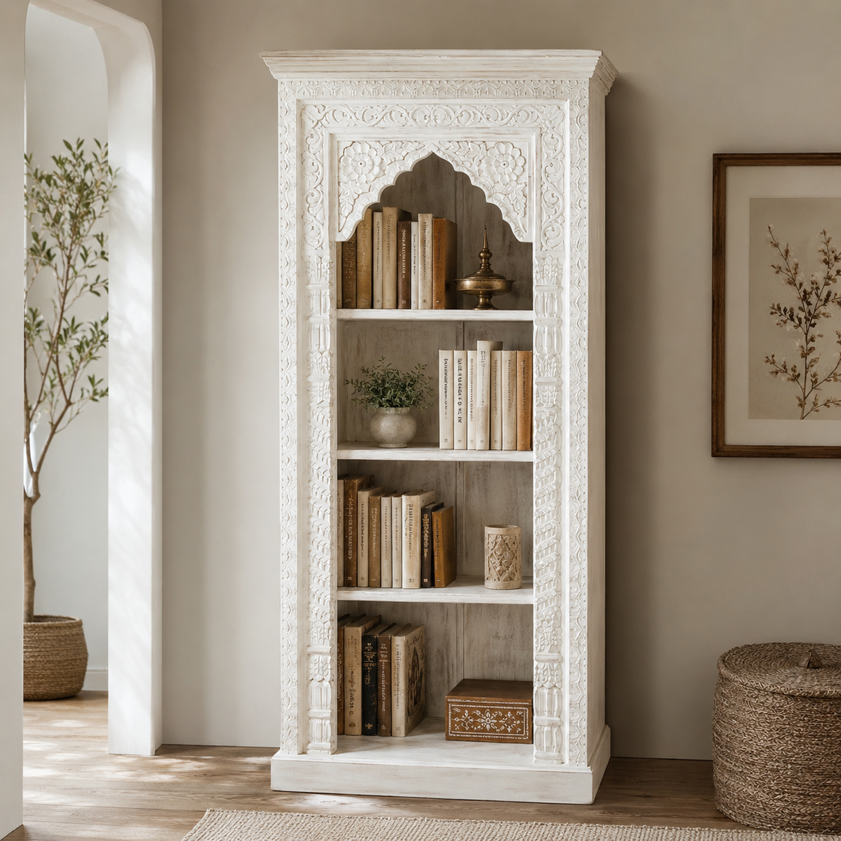 Paul Wooden Bookshelf